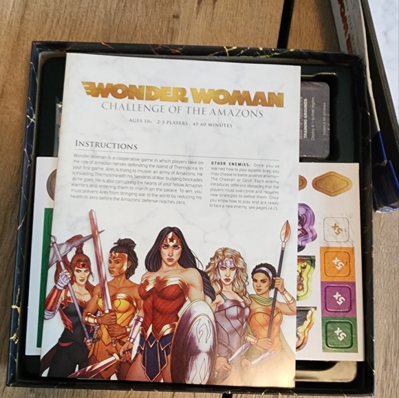 Wonder Woman Challenge of the Amazon DC board game unused - Picture 5 of 8